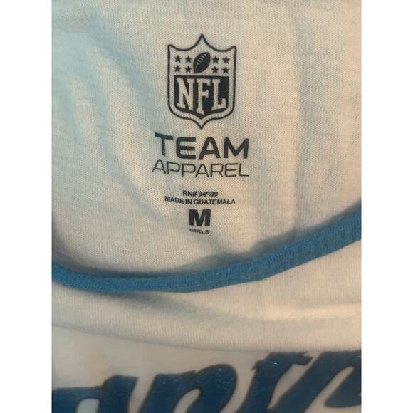 Carolina Panthers NFL Team Apparel Girls Size Medium Shirt See Dimension - Picture 6 of 6